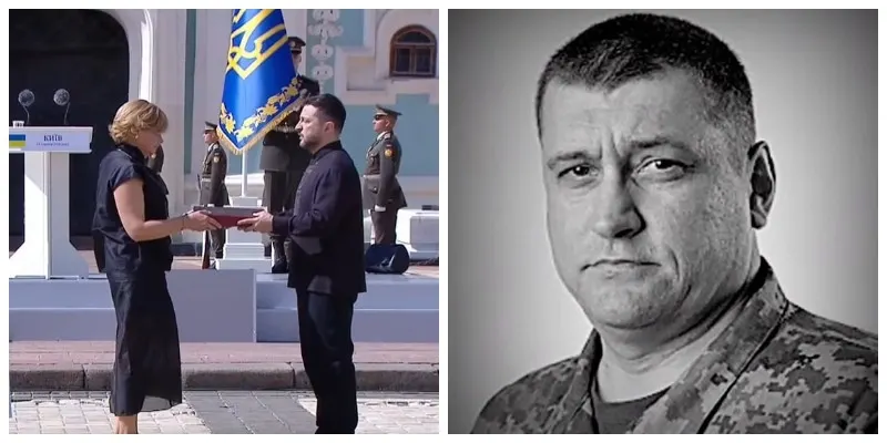 «Золота Зірка» для родини: Зеленський вшанував загиблого майора 100 ОМБр