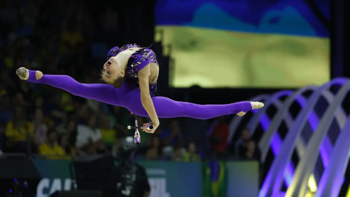 Таїсія Онофрійчук уперше стала чемпіонкою світу з художньої гімнастики
